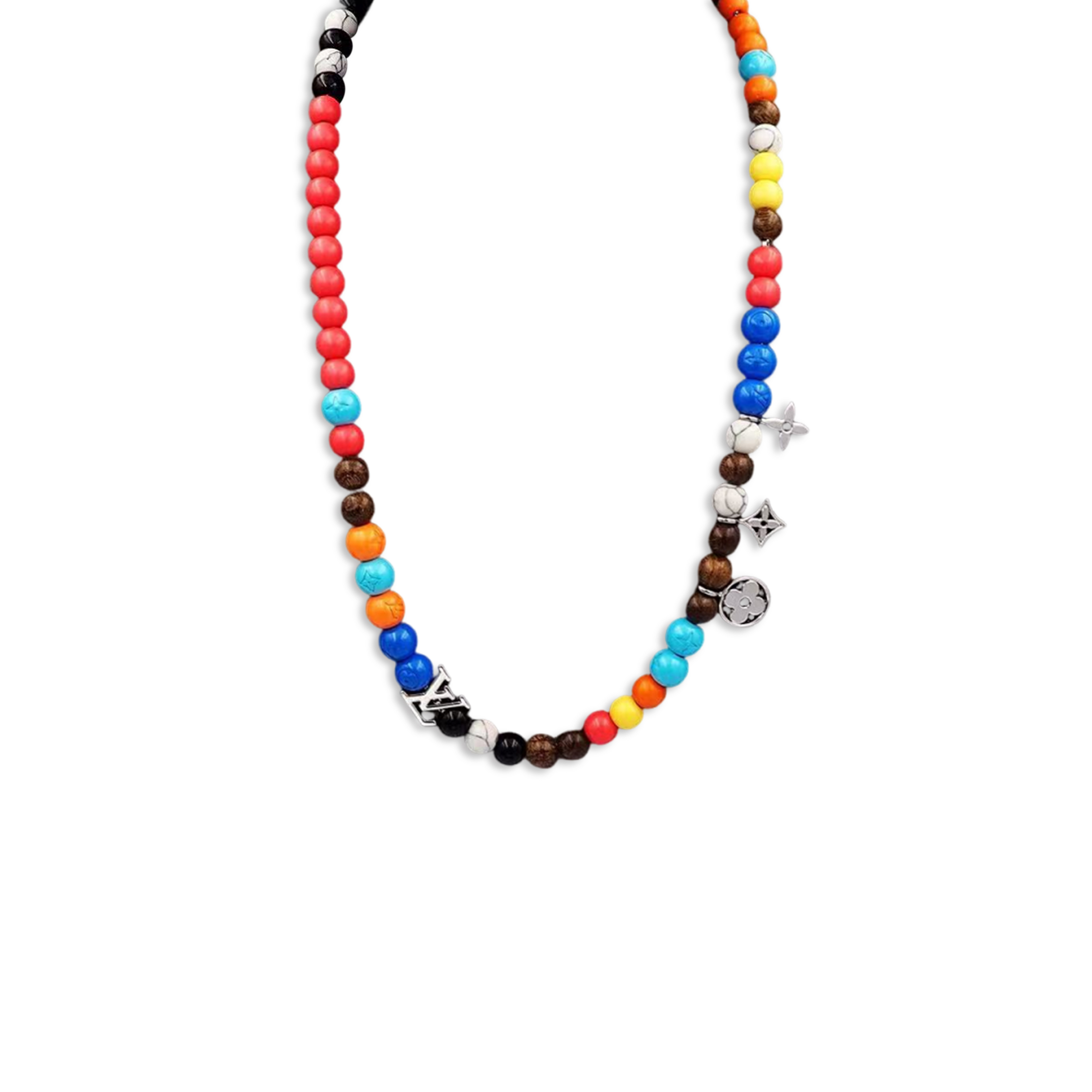 l0vis Vvtt0n colorful beaded necklace mp2937
